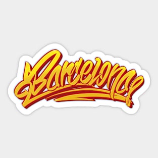 Barcelona Street Vibes Sticker